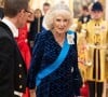 Le 19 novembre 2024 plus exactement, la reine Camilla a accompagné son époux, le roi Charles III à la grande réception du corps diplomatique au palais de Buckingham.
19/11/2024 La reine Camilla lors de la réception du corps diplomatique au palais de Buckingham à Londres. Pas de droits au Royaume-Uni avant 28 jours à compter de la date de prise de vue. ©Alpha Press