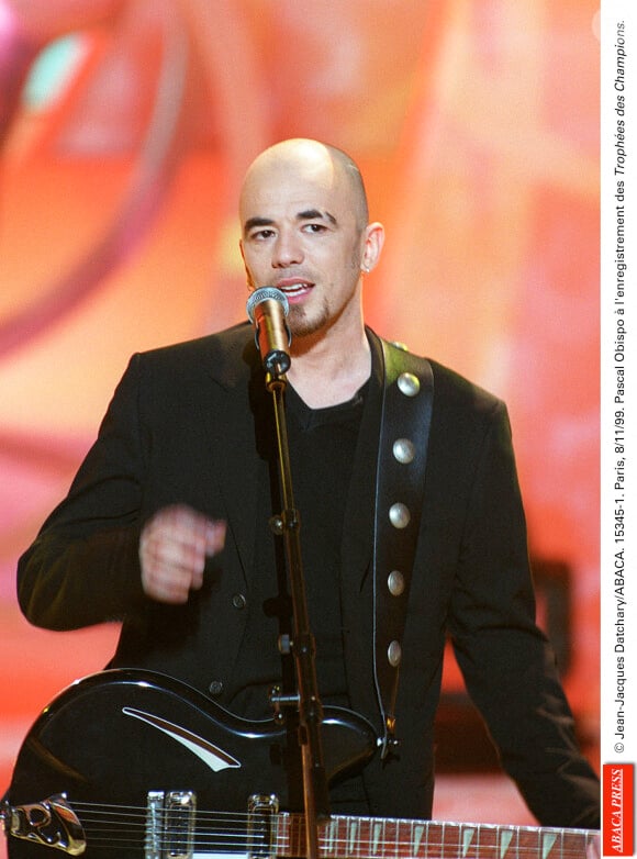 © Jean-Jacques Datchary/ABACA. Paris, 8/11/99. Pascal Obispo, enregistrement des Trophées des Champions.