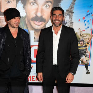 Pascal Obispo et Ary Abittan assistent à l'avant-première de 'Vive la France' au cinéma UGC Bercy à Paris, France, le 19 février 2013. Photo par Jerome Domine/ABACAPRESS.COM