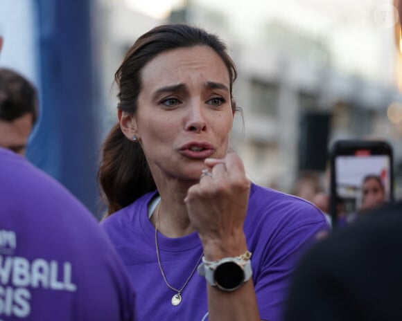 Marine Lorphelin (Miss France 2013) lors de la journée paralympique 2022 place de la bastille à Paris le 8 octobre 2022. © Gaëlle Mobuchon / Panoramic / Bestimage  