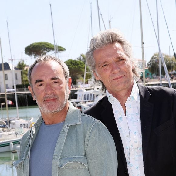 Bruno Solo et Yvan Le Bolloc'h
Bruno Solo et Yvan Le Bolloc'h au photocall de la série "Camera café" lors de la 24ème édition du Festival de la Fiction TV de La Rochelle, France. © Patrick bernard/Bestimage 