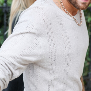 Liam Payne et sa compagne Kate Cassidy arrivent à l'hôtel La Réserve lors de la mode femme automne / hiver 2024-2025 lors de la Fashion Week de Paris (PFW), à Paris, France, le 2 mars 2024.