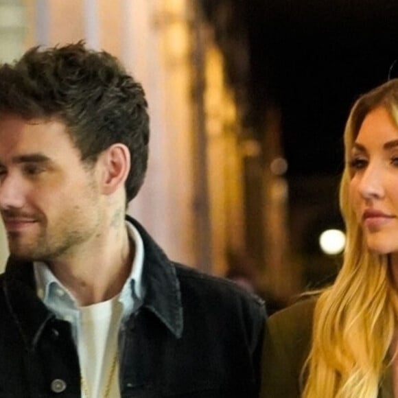 Liam Payne et sa compagne Kate Cassidy lors de la Fashion Week de Paris.