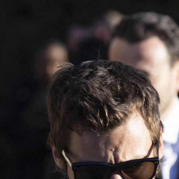 Funérailles de Liam Payne à l'église St Mary à Amersham, le 20 novembre 2024. L'ex-membre du groupe One Direction a chuté du troisième étage, le 16 octobre 2024, depuis le balcon de sa chambre d'hôtel à Buenos Aires (Argentine). Celle-ci a été retrouvé saccagée. 