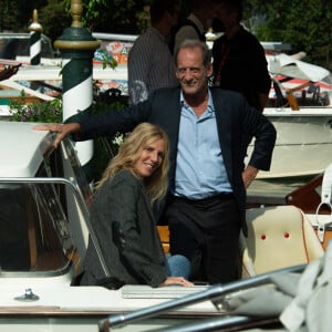 Sandrine Kiberlain, Vincent Lindon - People à Venise en marge du 78ème festival international du film de Venise, la Mostra le 11 septembre 2021. 