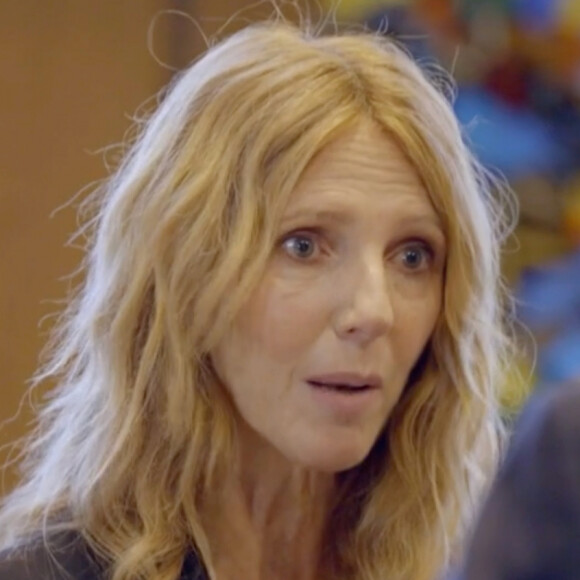 Sandrine Kiberlain sur le plateau de "Beau Geste" face à Pierre Lescure.