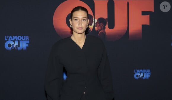 Pour son fils, Adèle Exarchopoulos a appris à être patiente. Une qualité qu'elle n'avait pourtant pas au départ.
Adèle Exarchopoulos - Avant-première du film "L'amour Ouf" au Kinepolis de Lomme près de Lille le 13 octobre 2024. © Stéphane Vansteenkiste/Bestimage 