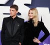 "Il y a la redécouverte de l'immédiateté de l'amour, la fascination du bébé", 
Virginie Efira et son compagnon Niels Schneider au photocall de la 48ème cérémonie des César à l'Olympia à Paris le 24 février 2023 © Dominique Jacovides / Olivier Borde / Bestimage 