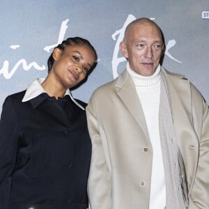 Vincent Cassel et sa compagne Narah Baptista lors de la première du film "Saint-Ex" au cinéma Pathé Wepler à Paris le 19 novembre 2024. © Olivier Borde / Bestimage 