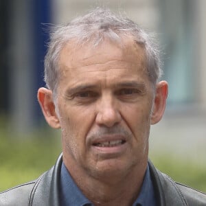 Exclusif - Paul Belmondo - Obsèques de Francine Leca (Fondatrice de Mécénat Chirurgie Cardiaque et première femme devenue chirurgienne cardiaque) en l'église Saint-Pierre à Neuilly-sur-seine, France, le 21 juin 2024. © Christophe Clovis / Bestimage