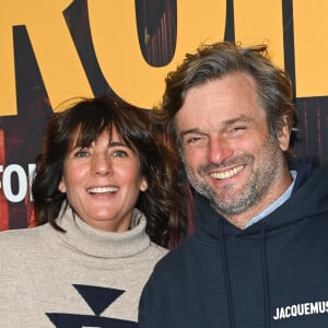 Estelle Denis et son compagnon Marc Thiercelin - Avant-première du film "Mon héroïne" au cinéma UGC Normandie à Paris le 12 décembre 2022. © Coadic Guirec/Bestimage