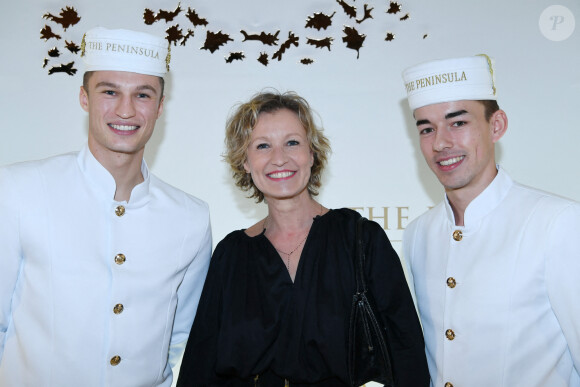 Semi-exclusif - Alexandra Lamy - Soirée du 10ème anniversaire de l'hôtel Peninsula à Paris le 28 novembre 2024. © Rachid Bellak/Bestimage 