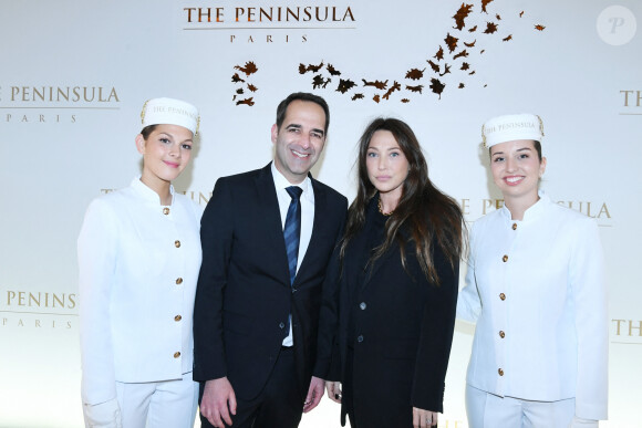 Semi-exclusif - Vincent Pimont (directeur de l’hôtel The Peninsula Paris), Laura Smet - Soirée du 10ème anniversaire de l'hôtel Peninsula à Paris le 28 novembre 2024. © Rachid Bellak/Bestimage 