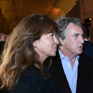Semi-exclusif - François Cluzet et sa femme Narjiss Slaoui-Falcoz, Laura Smet - Soirée du 10ème anniversaire de l'hôtel Peninsula à Paris le 28 novembre 2024. © Rachid Bellak/Bestimage 