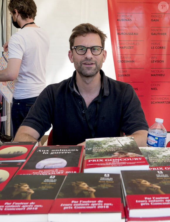 Nicolas Mathieu, auteur lors de Festival Quais du Polar à Lyon, France, le 2 juillet 2021. © Sandrine Thesillat/Panoramic/Bestimage