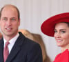 Bien que Kate ne sera pas présente au banquet d'État organisé en soirée au palais de Buckingham, elle jouera un rôle clé lors des cérémonies du matin et du déjeuner officiel...
Le prince et la princesse de Galles lors de la cérémonie d'accueil du président de la Corée du Sud, Yoon Suk Yeol, et de son épouse, Kim Keon Hee, à Horse Guards Parade, dans le centre de Londres, au premier jour de la visite d'État au Royaume-Uni. Londres, Royaume-Uni, mardi 21 novembre 2023. Photo par Chris Jackson/PA Wire/ABACAPRESS.COM