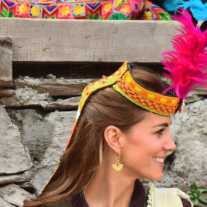 Le prince William, le duc de Cambridge, et Catherine, la duchesse de Cambridge, visitent un campement du peuple Kalash, afin d'en apprendre davantage sur leur culture et leur patrimoine unique. Le 16 octobre 2019 au Pakistan. Photo par Splash News/ABACAPRESS.COM