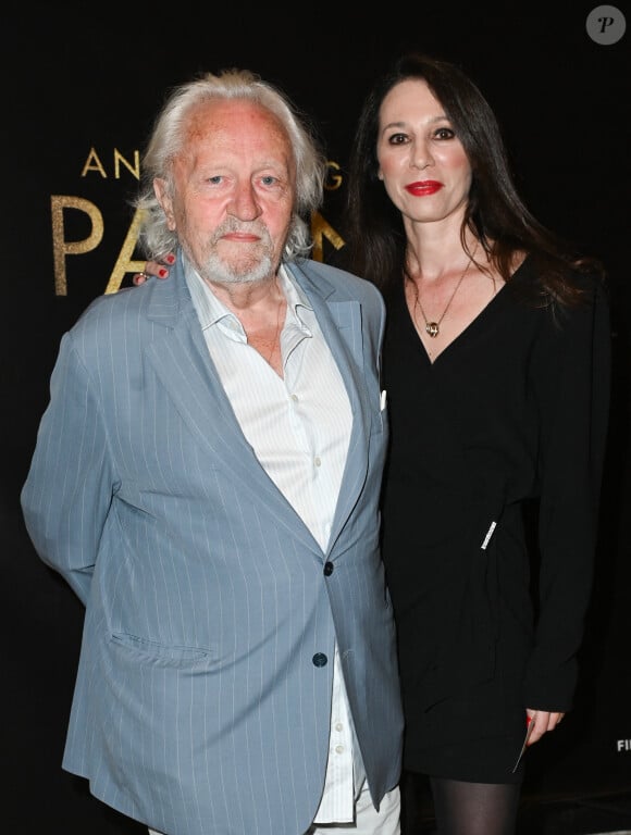 Exclusif - Niels Arestrup et sa femme Isabelle Le Nouvel - Photocall pour la conférence spectacle "An evening with Al Pacino" à la salle Pleyel à Paris