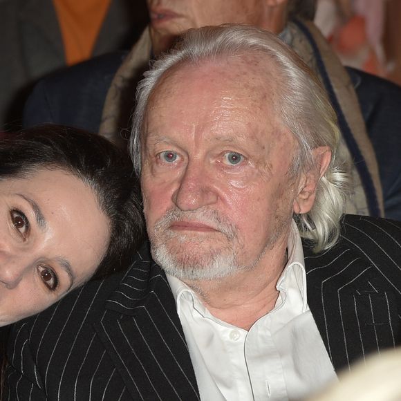 Exclusif - Niels Arestrup avec sa femme Isabelle Le Nouvel - Générale de la pièce "Douce Amère" au théâtre des Bouffes-Parisiens à Paris le 26 mars 2018. © Coadic Guirec/Bestimage 