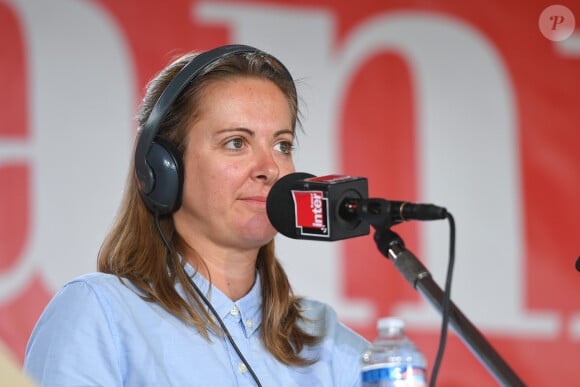 Charline Vanhoenacker - France Inter et l'équipe de "Par Jupiter" en direct depuis la Fête de l'Humanité 2018 au parc de la Courneuve le 14 septembre 2018 © Lionel Urman/Bestimage