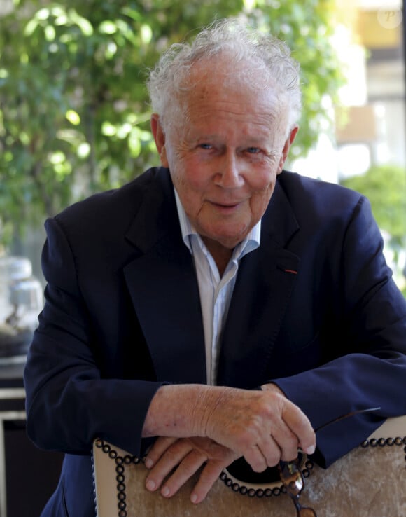 Exclusif - Philippe Bouvard pose à Cannes le 11 juillet 2018. 