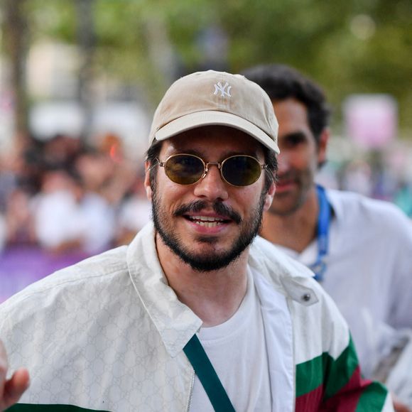 François Civil - Arrivées à la finale de basketball "France vs USA" à l'Arena Bercy à Paris, lors des Jeux Olympiques Paris 2024. Le 10 août 2024 © Perusseau-Jacovides / Bestimage