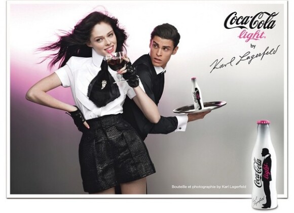 Visuel de la campagne Coca Cola Light
