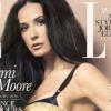 Demi Moore en couverture de Elle