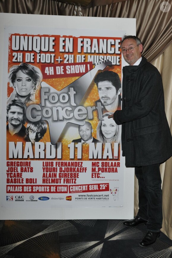 Michael Jones et Joël Bats sont les parrains du concert de charité Foot Concert, organisé en partenariat avec l'Olympique Lyonnais et de nombreux artistes, à Lyon, le 11 mai prochain.