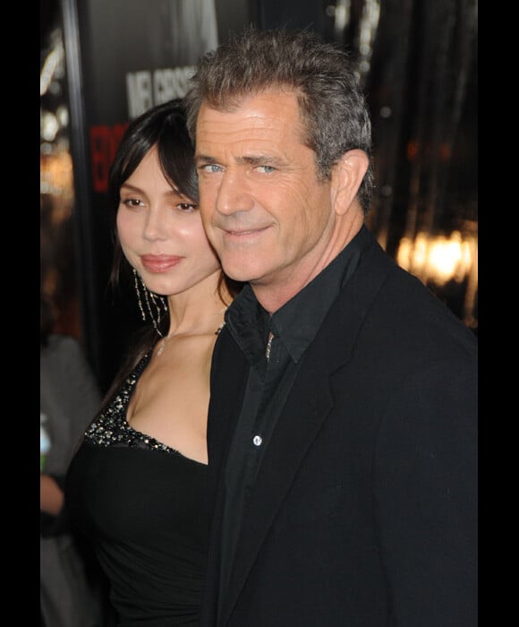 Mel Gibson et Oksana Grigorieva en janvier 2010 à Los Angeles
