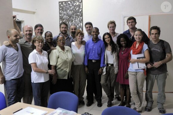 Susan Sarandon lors de leur voyage humanitaire à Haïti.