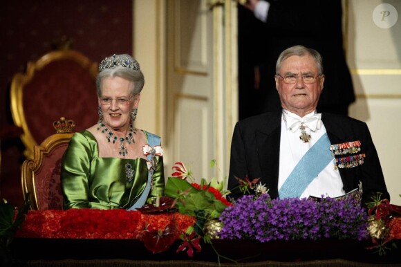 Les 70 ans de la reine Margrethe de Danemark. Copenhague, le 15/04/2010