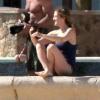 Drew Barrymore profite de ses vacances avec quelques amis à Los Cabos au Mexique au début du mois d'avril 2010