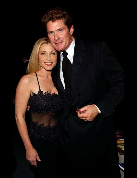 Pamela Bach et David Hasselhoff en mars 2002 à Los Angeles