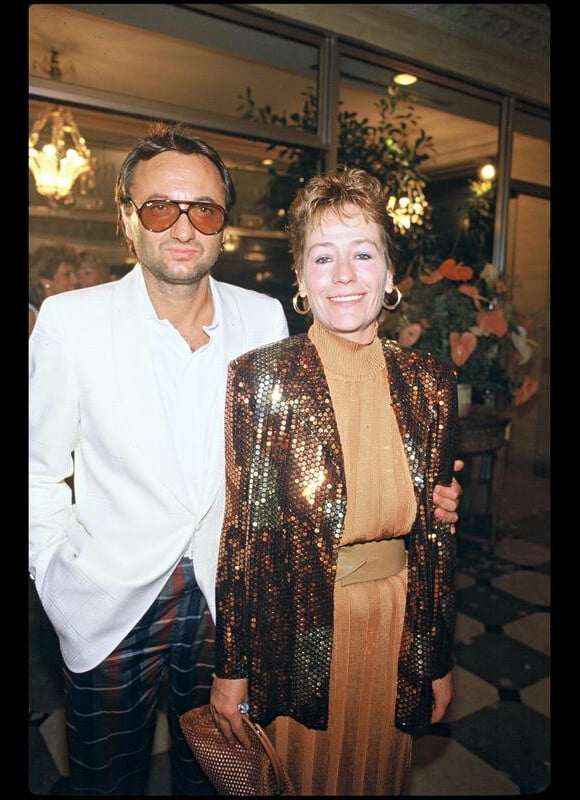 Annie Girardot et son ami Bob Decout en 1984