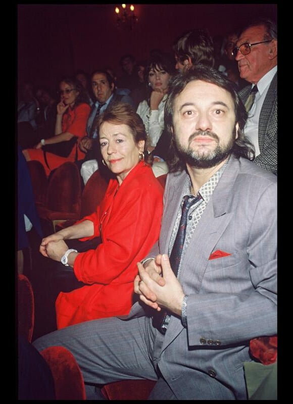 Annie Girardot et son ami Bob Decout en 1986
