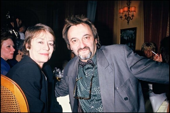 Annie Girardot et son ami Bob Decout en 1991