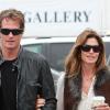 Cindy Crawford et son mari Rande Gerber passent l'après-midi ensemble à Malibu et font un peu de shopping le 27 avril 2010