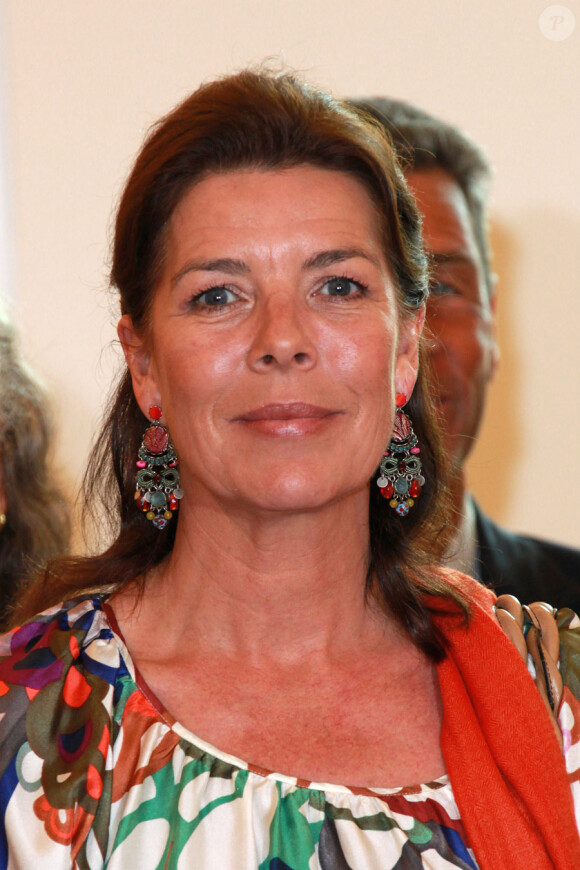 La princesse Caroline lors de l'assemblée générale de l'Amade à Monaco le 30 avril 2010