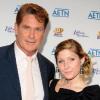 David Hasselhoff et sa fille Taylor Ann lors de la soirée A&E Upfront Party au IAC Building le 5 mai 2010 à New York