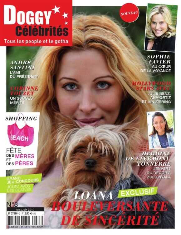 Loana en couverture de Doggy Célébrités