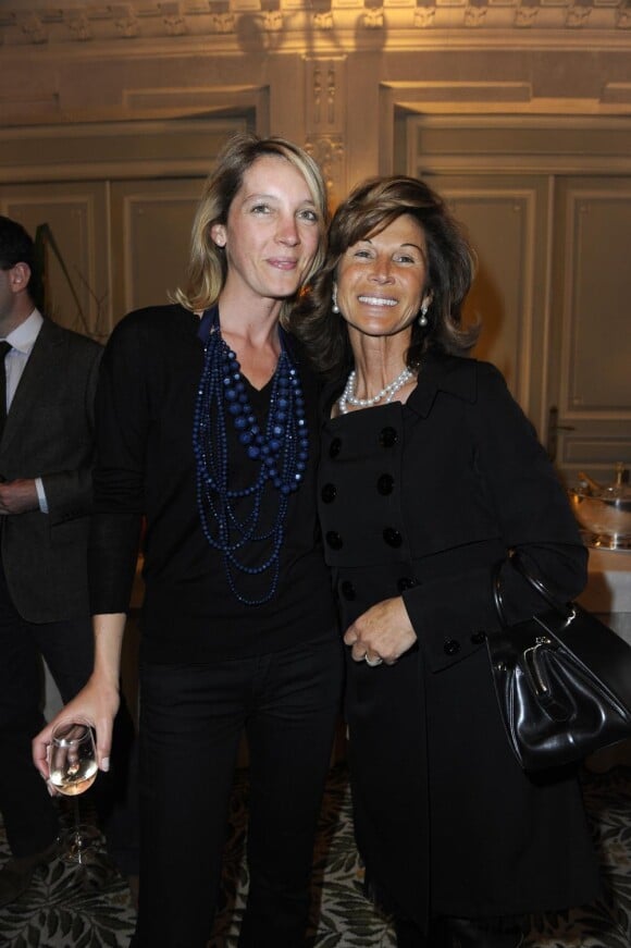 Valérie Boucher et Sylvie Rousseau au déjeuner de l'Hôtel Le Meurice, le 6 mai 2010.