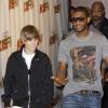 Justin Bieber, le petit protégé d'Usher, lors du concert KIIS FM au Staples Center, à Los Angeles, le samedi 15 mai 2010.