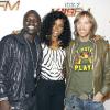 Akon, Kelly Rowland et David Guetta, lors du concert KIIS FM au  Staples Center, à Los Angeles, le samedi 15 mai 2010.