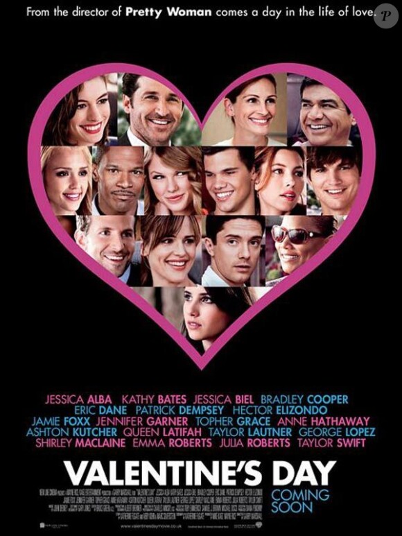 L'affiche du film Valentine's Day.