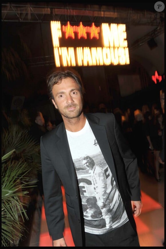 Soirée F*** Me I'm Famous des Guetta à Cannes, le 19 mai 2010 : Christophe Dugarry !