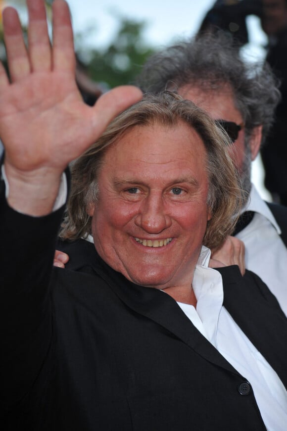 Gérard Depardieu lors de la présentation du film Fair Game durant le festival de Cannes le 20 mai 2010