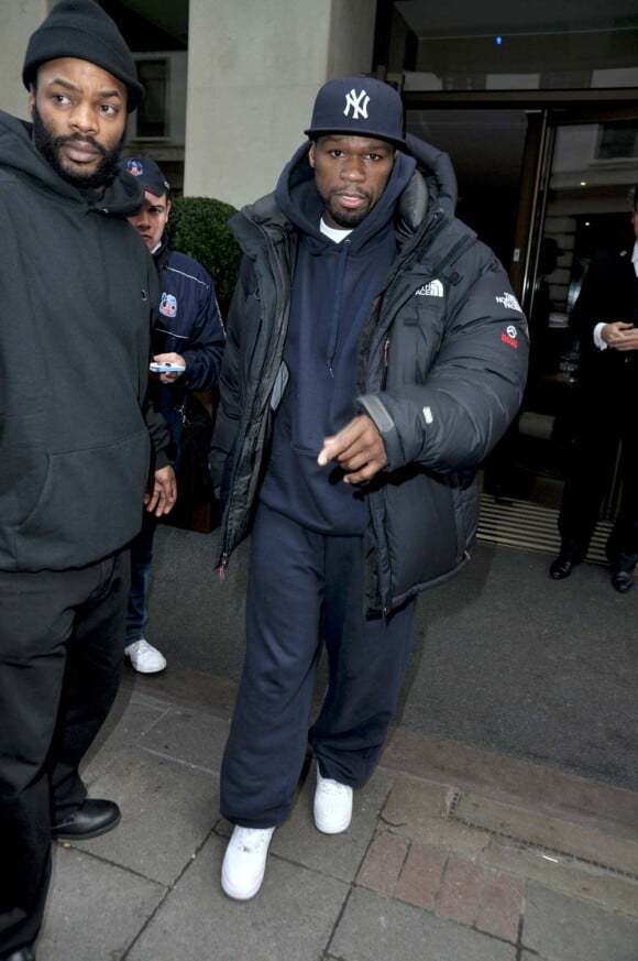 50 Cent à Londres, le 20 mars 2010