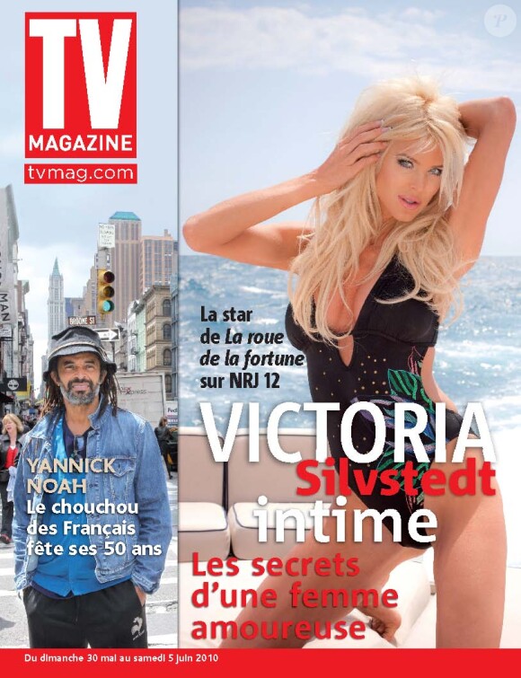 Victoria Silvtedt en couverture de TV Mag