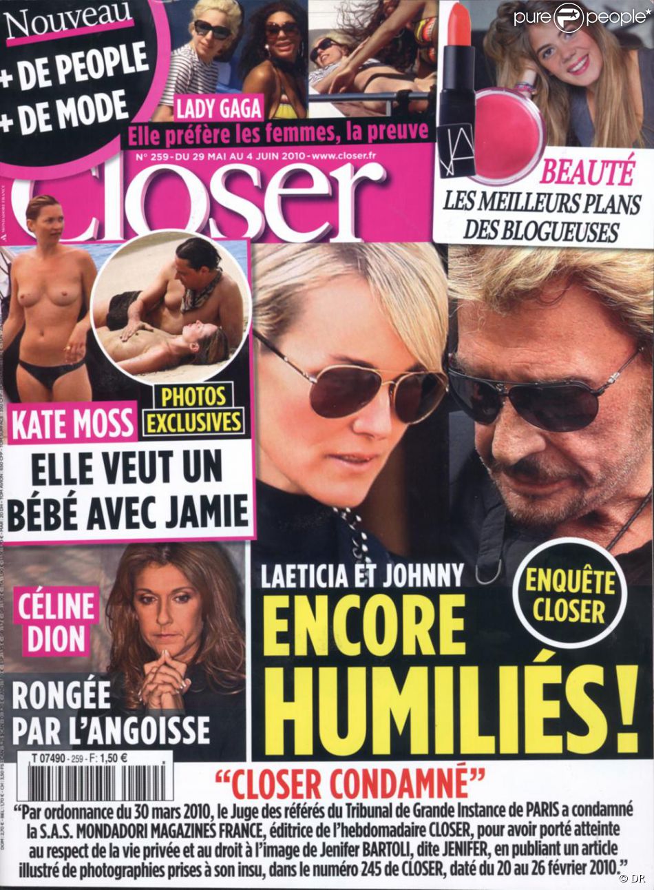 Couverture de Closer - Purepeople